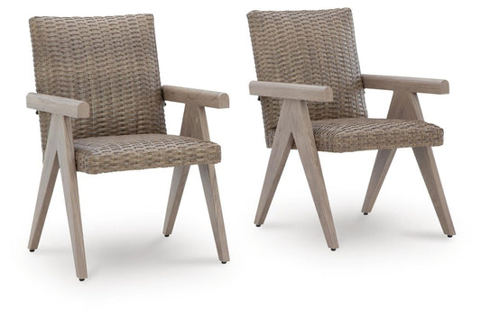 Cliff Trails - Arm Chair (Set of 2) - Beige Chair Sets by Signature Design by Ashley® - Walls Furniture & Mattress
