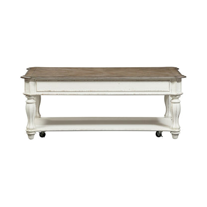 Magnolia Manor - Lift Top Cocktail Table - White Cocktail Tables by Liberty Furniture - Walls Furniture & Mattress