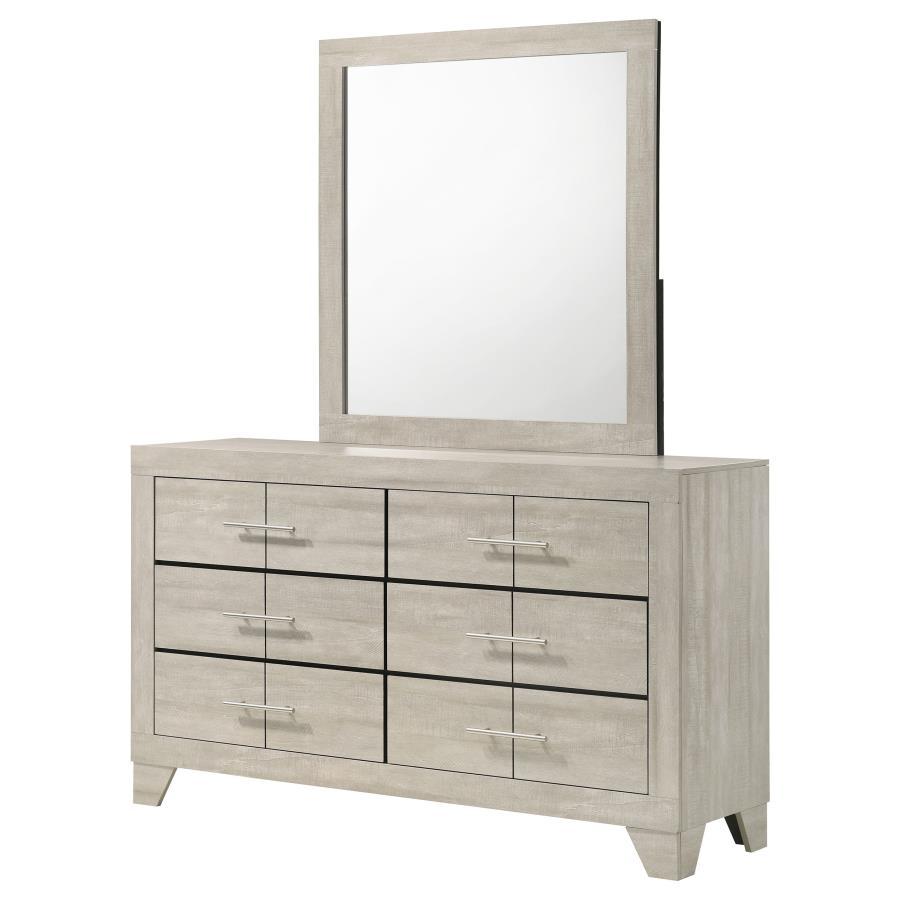 Trenton - 6 - Drawer Dresser Dressers by Coaster Fine Furniture - Walls Furniture & Mattress