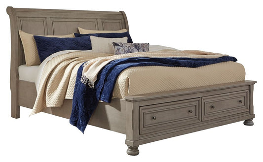 Lettner - Sleigh Bed Storage Beds by Signature Design by Ashley® - Walls Furniture & Mattress