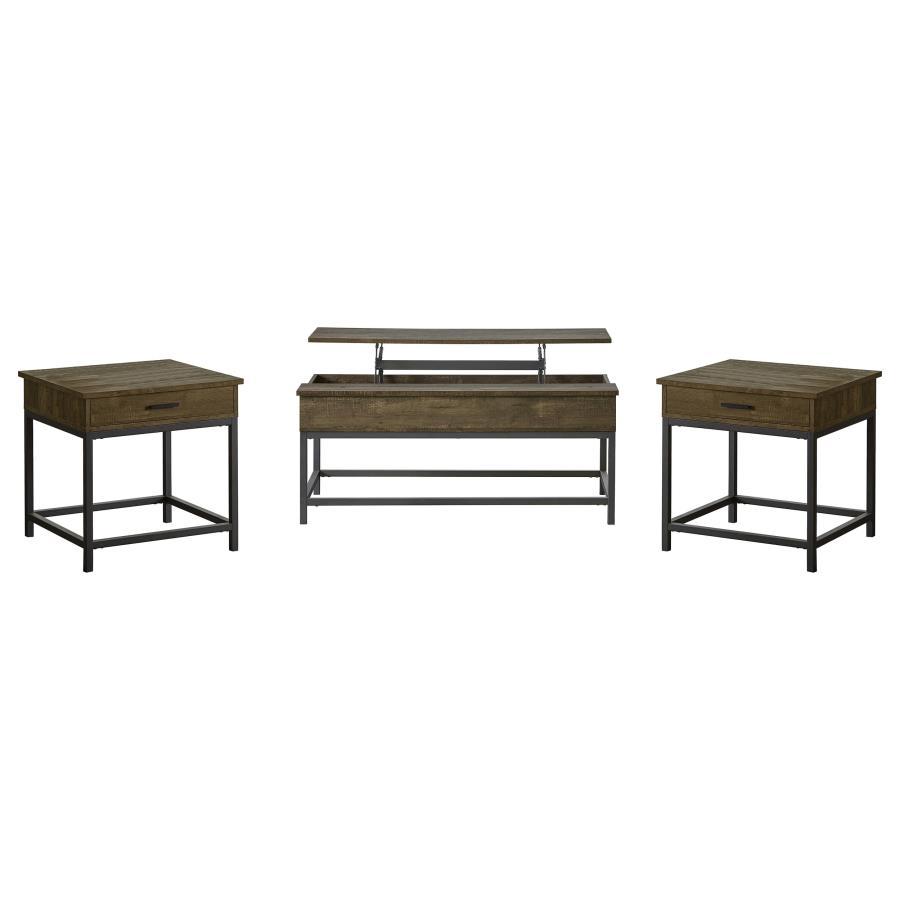 Byers - Lift Top Coffee And End Table Set Table Sets by Coaster Fine Furniture - Walls Furniture & Mattress