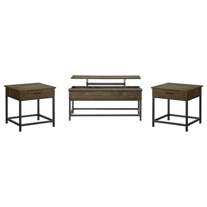 Byers - Lift Top Coffee And End Table Set Table Sets by Coaster Fine Furniture - Walls Furniture & Mattress