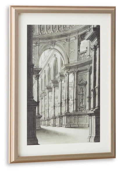 Jebkins - Wall Art - Black / Walnut Framed Prints by Signature Design by Ashley® - Walls Furniture & Mattress