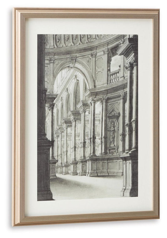 Jebkins - Wall Art - Black / Walnut Framed Prints by Signature Design by Ashley® - Walls Furniture & Mattress