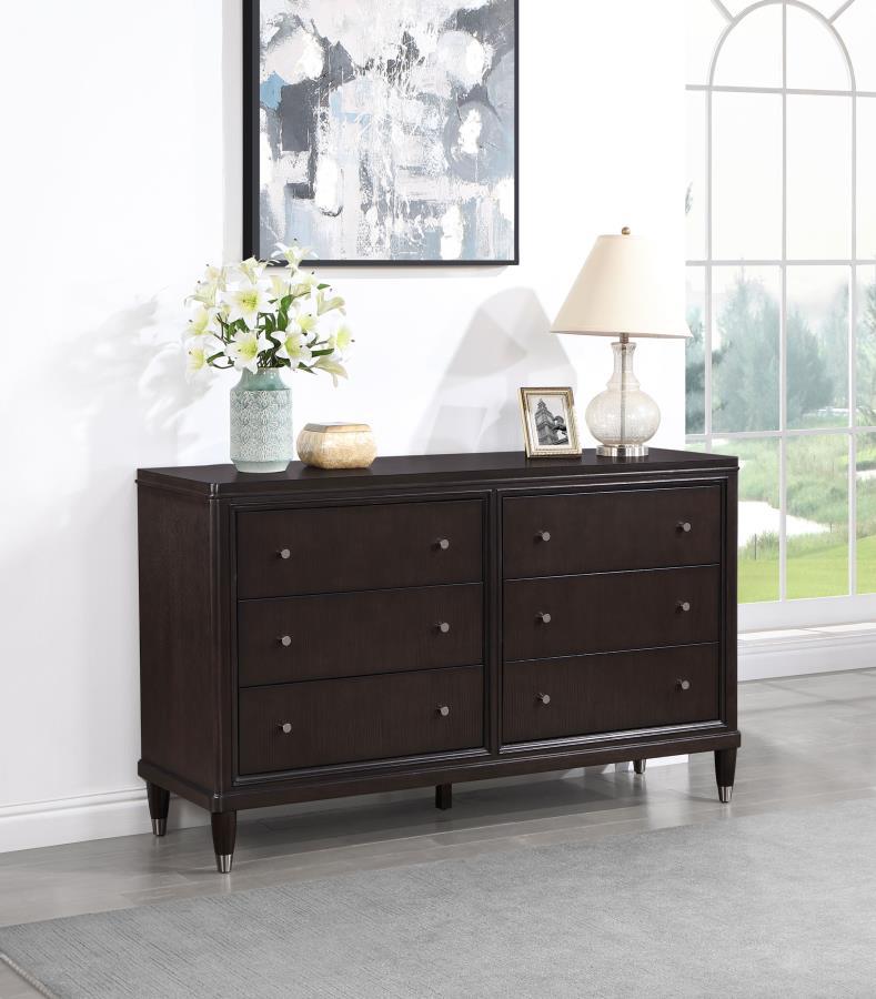 Emberlyn - 6 - Drawer Dresser Dressers by Coaster Fine Furniture - Walls Furniture & Mattress