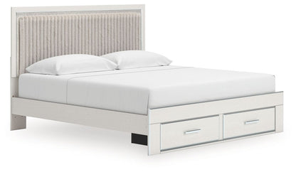 Zuraleus - Upholstered Panel Platform Storage Bed Storage Beds by Signature Design by Ashley® - Walls Furniture & Mattress