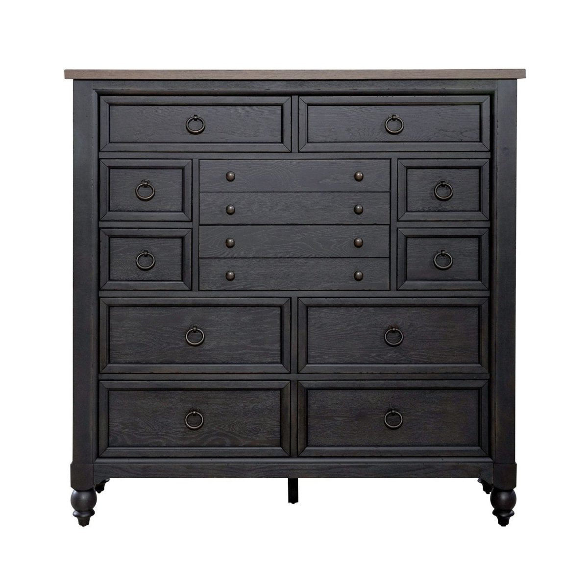Americana Farmhouse - 12 Drawer Chesser Dressers by Liberty Furniture - Walls Furniture & Mattress