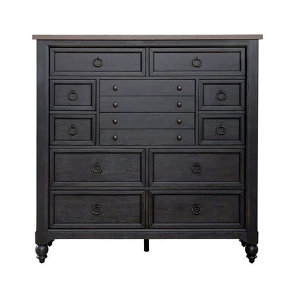 Americana Farmhouse - 12 Drawer Chesser Dressers by Liberty Furniture - Walls Furniture & Mattress