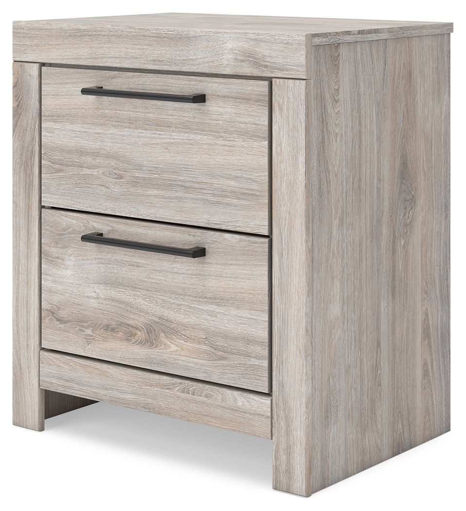 Broachmyn - Two Drawer Night Stand Accent Nightstands by Signature Design by Ashley® - Walls Furniture & Mattress