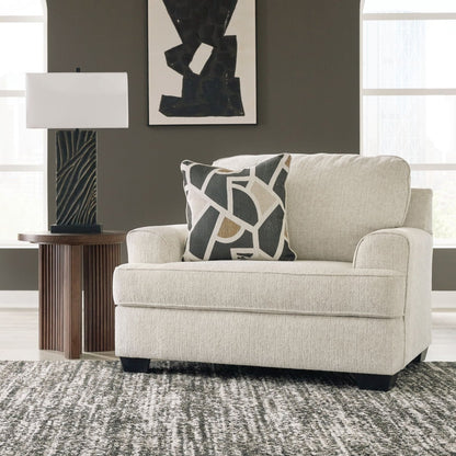 Heartcort - Living Room Set Stationary Chair & Ottoman by Benchcraft® - Walls Furniture & Mattress