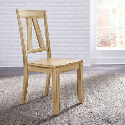 Lindsey Farm - Splat Back Side Chair (RTA) Side Chairs by Liberty Furniture - Walls Furniture & Mattress