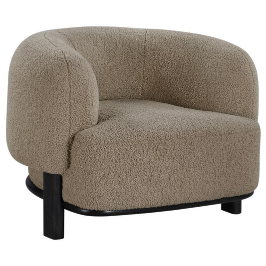 Lawler - Upholstered Barrel Back Accent Chair Accent Chairs by CoasterEveryday - Walls Furniture & Mattress