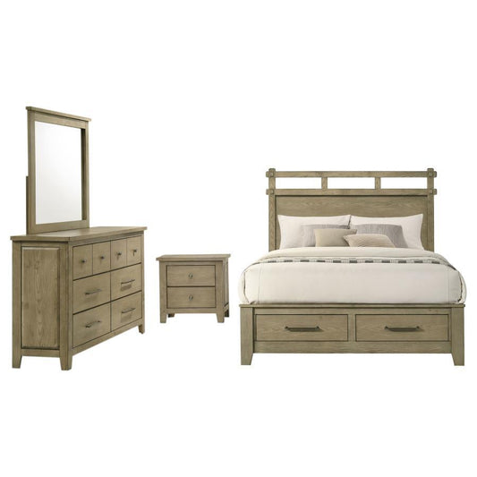 Hazlewood - Storage Bedroom Set 4 Piece Bedroom Sets by Coaster Fine Furniture - Walls Furniture & Mattress