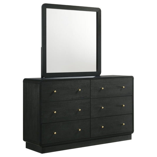 Cavelle - 6 - Drawer Dresser Dressers by Coaster Fine Furniture - Walls Furniture & Mattress
