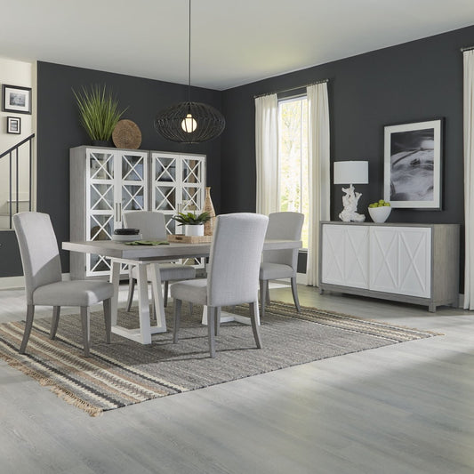 Palmetto Heights - Double Pedestal Table Set 5 Piece Dining Room Sets by Liberty Furniture - Walls Furniture & Mattress