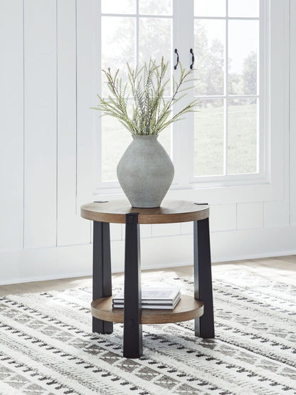 Ridgester - Round Table End Tables by Signature Design by Ashley® - Walls Furniture & Mattress