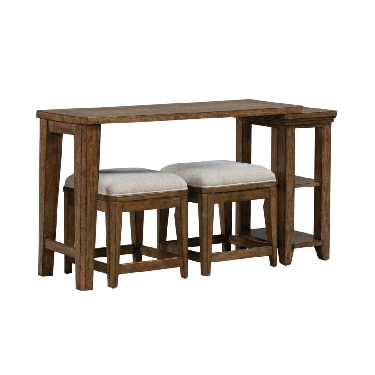 Carolina Park - 3 Piece Console Set - Brown 3 Piece Living Room Sets by Liberty Furniture - Walls Furniture & Mattress