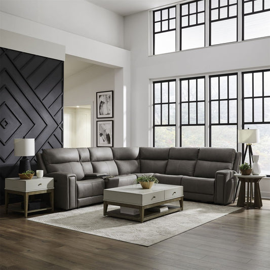Camden - 6 Piece Sectional Reclining Sectionals by Liberty Furniture - Walls Furniture & Mattress