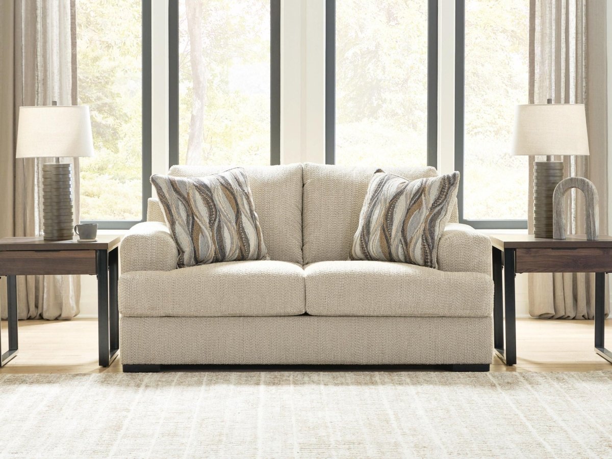 Lofwood - Loveseat Stationary Loveseats by Signature Design by Ashley® - Walls Furniture & Mattress