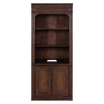 Provence Park - Bunching Bookcase - Chateau Brown Standard Bookcases by Liberty Furniture - Walls Furniture & Mattress