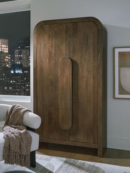 Thoren - Medium Brown - Accent Cabinet Accent Cabinets by Signature Design by Ashley® - Walls Furniture & Mattress