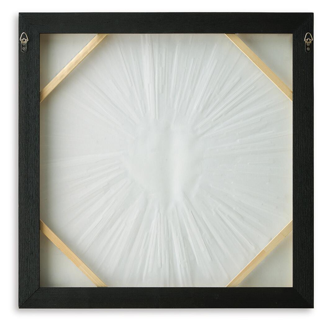 Buddins - Wall Art - Black / Gold Finish Canvas Art by Signature Design by Ashley® - Walls Furniture & Mattress
