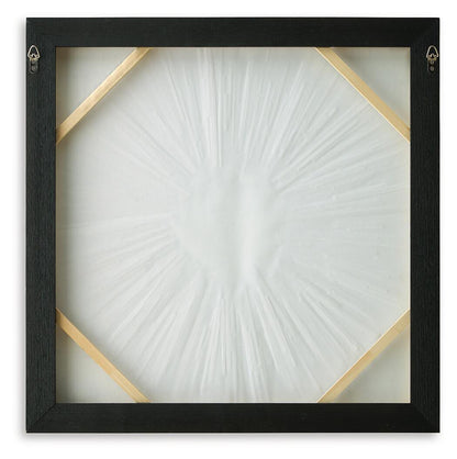 Buddins - Wall Art - Black / Gold Finish Canvas Art by Signature Design by Ashley® - Walls Furniture & Mattress