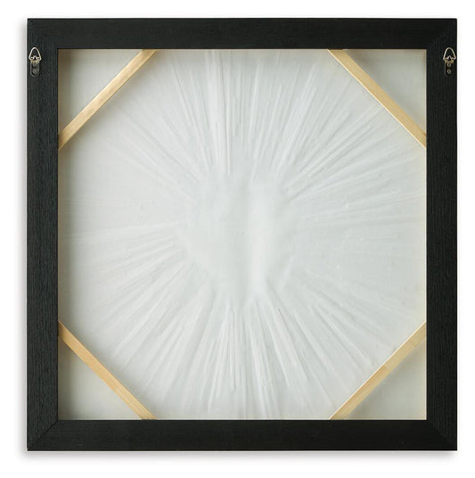 Buddins - Wall Art - Black / Gold Finish Canvas Art by Signature Design by Ashley® - Walls Furniture & Mattress
