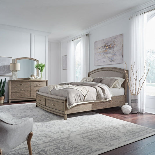 Avalon - Upholstered Bedroom Set 3 Piece Bedroom Sets by Liberty Furniture - Walls Furniture & Mattress