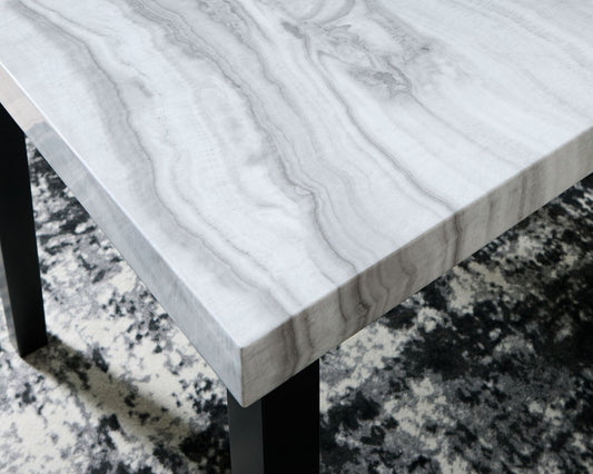 Mervannie - Square Dining Room Counter Table - Gray / Black Counter Tables by Signature Design by Ashley® - Walls Furniture & Mattress