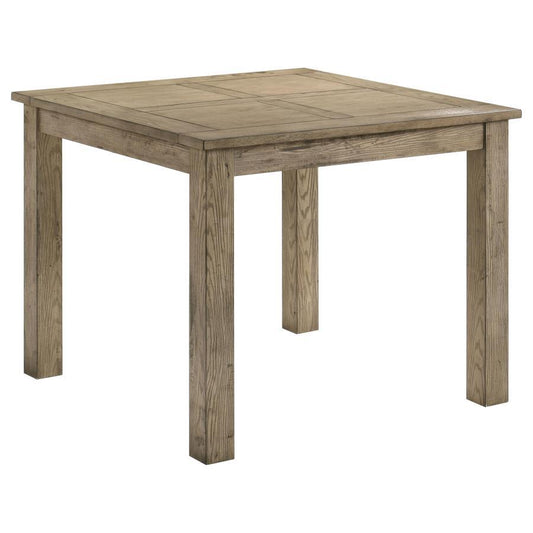 Cardova - Square Counter Height Dining Table - Vineyard Oak Counter Tables by Coaster Fine Furniture - Walls Furniture & Mattress