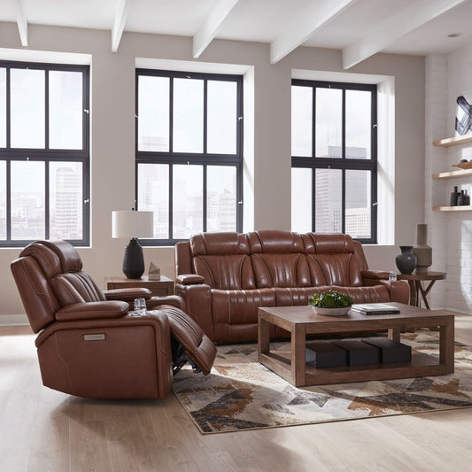 Caswell - Sofa Set Reclining Sofas & Loveseats by Liberty Furniture - Walls Furniture & Mattress