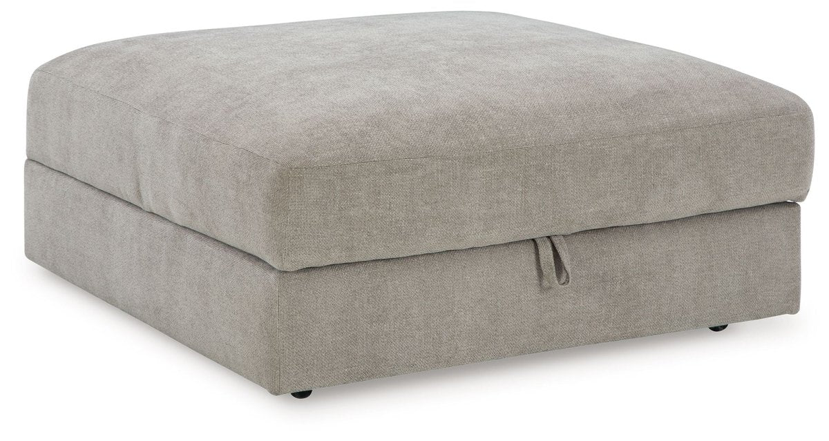Aslan Court - 7 Pc. - 6-Piece Sectional With Raf Corner Chaise, Ottoman - Pebble 7 Piece Living Room Sets by Benchcraft® - Walls Furniture & Mattress