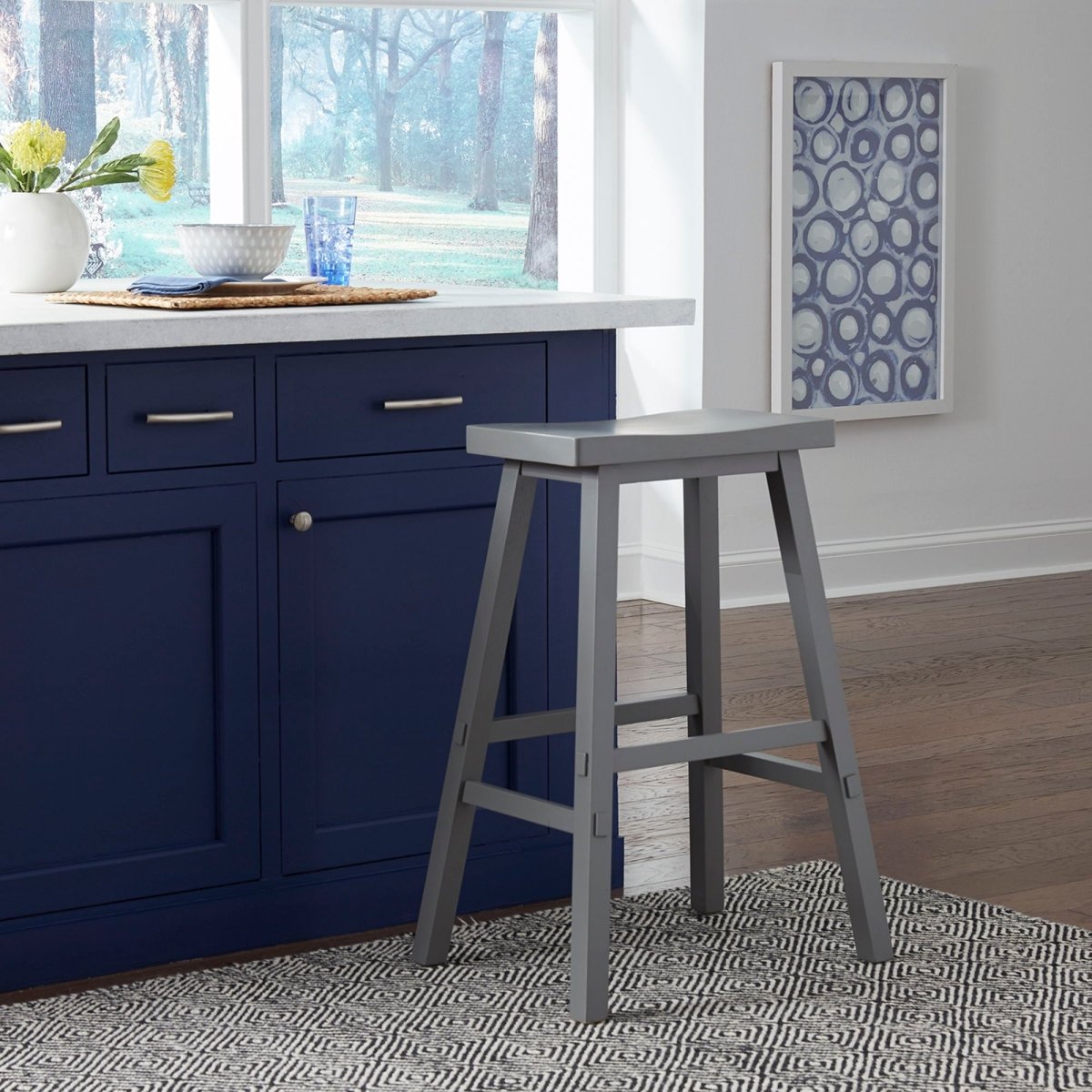 Creations II - 30" Sawhorse Stool Bar Height (28" - 30") by Liberty Furniture - Walls Furniture & Mattress