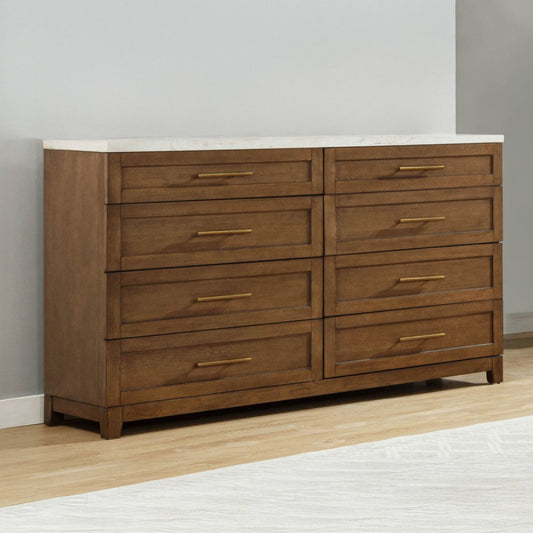 Devonshire - Dresser With Marble Top Dresser & Mirror by New Classic - Walls Furniture & Mattress