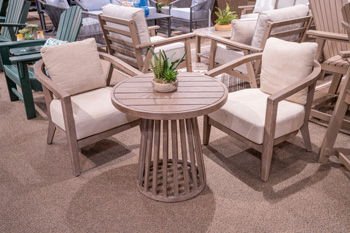 Joy Lagoon - Beige - Outdoor Chairs With Cushions/Table (Set of 3) 3 Piece Outdoor Sets by Signature Design by Ashley® - Walls Furniture & Mattress