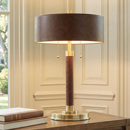 Arcmond - Metal Table Lamp - Brown / Gold Finish Table Lamps by Signature Design by Ashley® - Walls Furniture & Mattress