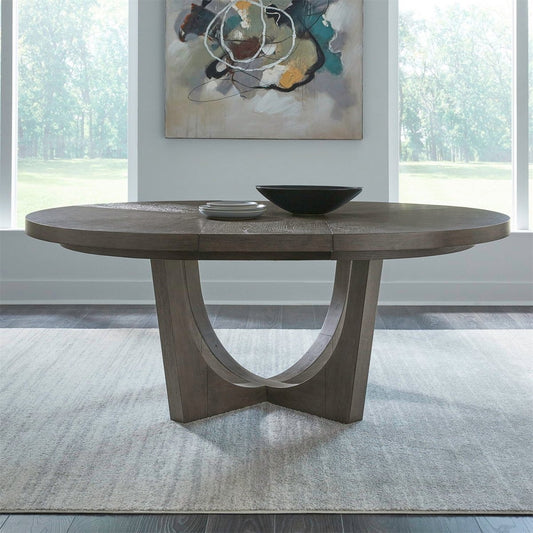 Cascade Falls - Pedestal Table - Satin Espresso Dining Tables by Liberty Furniture - Walls Furniture & Mattress