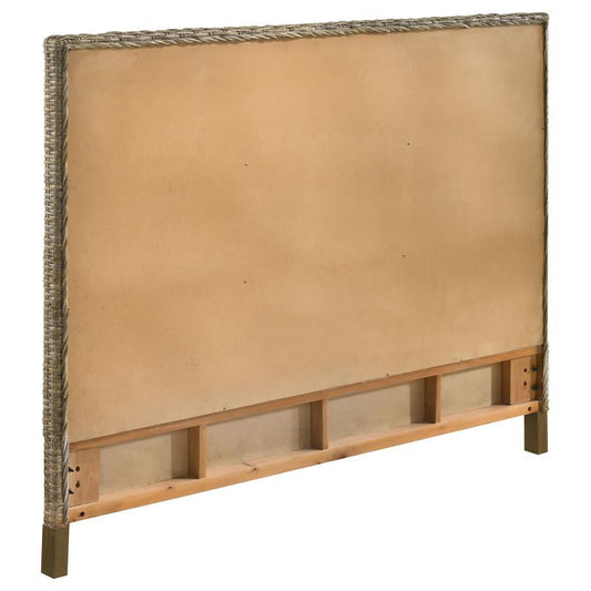Zyla - Woven Rattan Panel Headboard Upholstered Headboards by Coaster Fine Furniture - Walls Furniture & Mattress