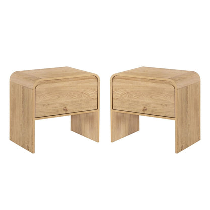 Mara - One Drawer End Table / Bedside Table Table Sets by New Classic - Walls Furniture & Mattress