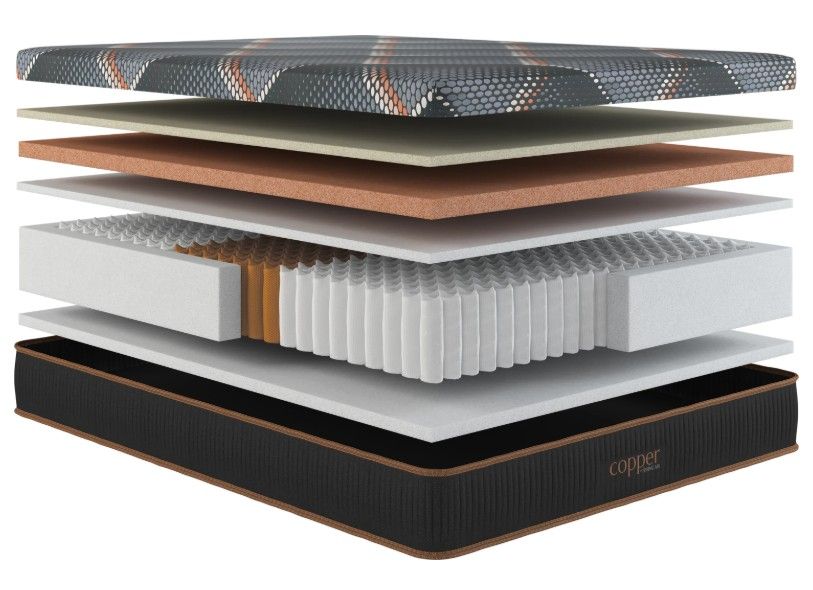 Copper Hybrid Plush Smooth Top Full Mattress Hybrid Mattresses by Spring Air - Walls Furniture & Mattress