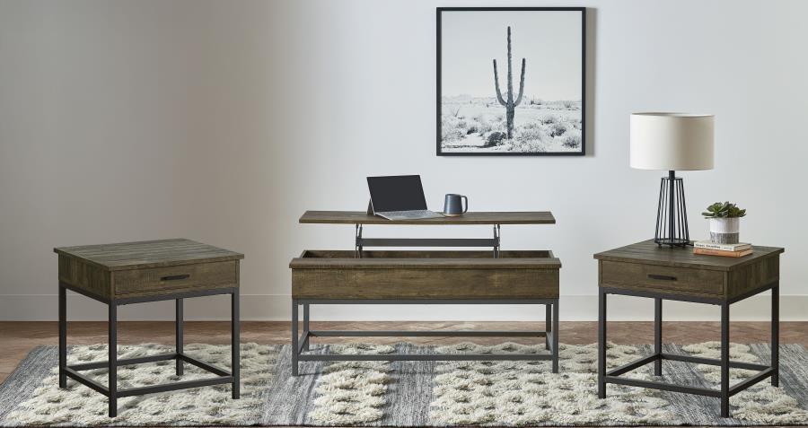 Byers - Lift Top Coffee And End Table Set Table Sets by Coaster Fine Furniture - Walls Furniture & Mattress