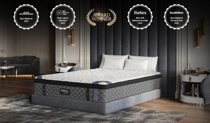 Puffy Lux Twin Hybrid Mattress Hybrid Mattresses by Puffy - Walls Furniture & Mattress