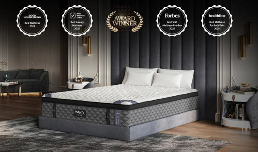 Puffy Lux Twin Hybrid Mattress Hybrid Mattresses by Puffy - Walls Furniture & Mattress