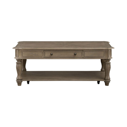 Magnolia Manor - Rectangular Cocktail Table Cocktail Tables by Liberty Furniture - Walls Furniture & Mattress
