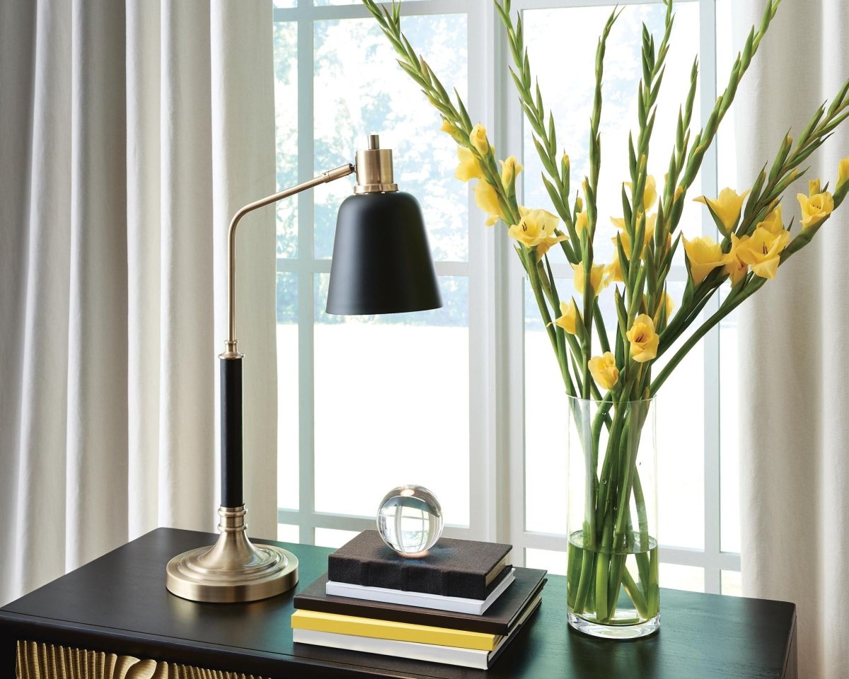 Clairwell - Metal Lamp Floor Lamps by Signature Design by Ashley® - Walls Furniture & Mattress