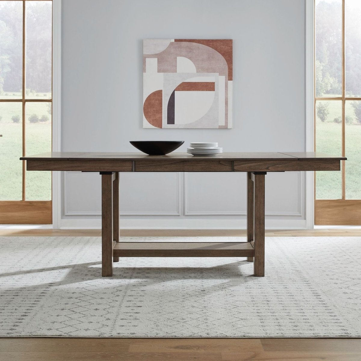 Brook Bay - Gathering Trestle Table Dining Tables by Liberty Furniture - Walls Furniture & Mattress