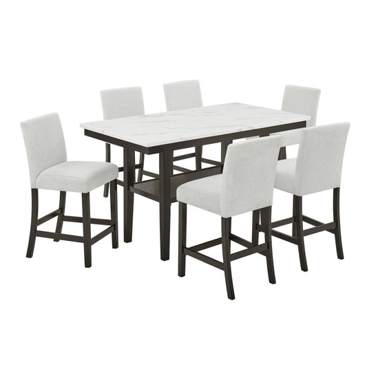 Carissa - Rectangle Counter Dining Set 5 Piece Dining Room Sets by New Classic - Walls Furniture & Mattress