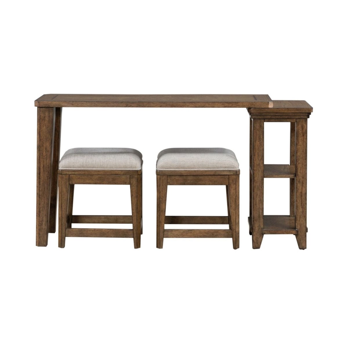 Carolina Park - 3 Piece Console Set - Brown 3 Piece Living Room Sets by Liberty Furniture - Walls Furniture & Mattress