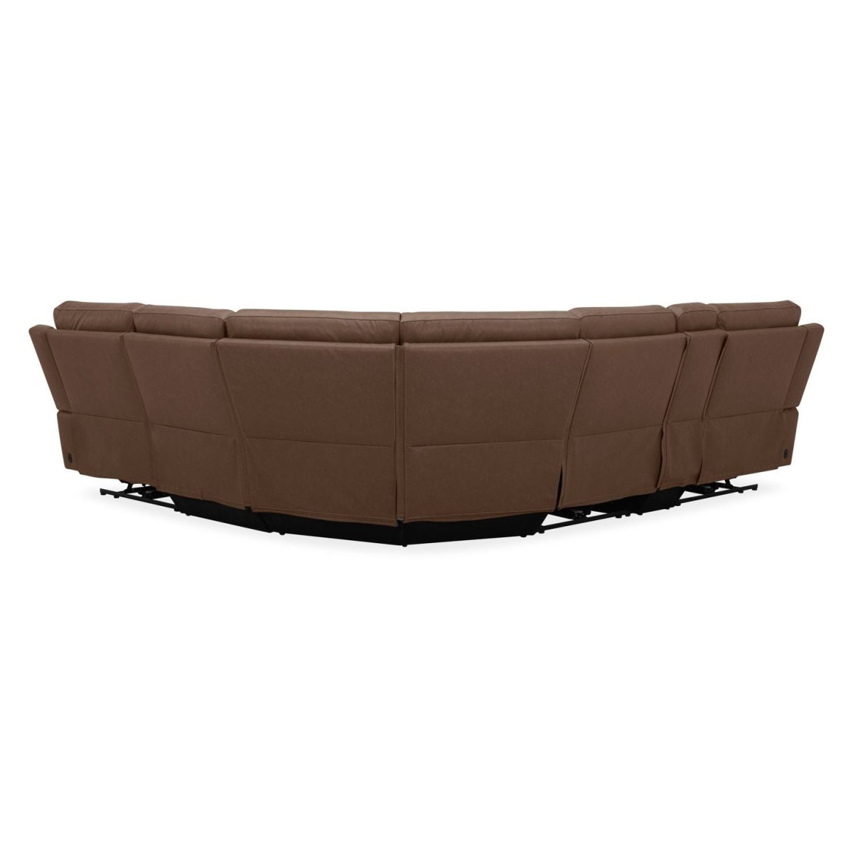 Collins - 6 Piece Sectional - Brown Reclining Sectionals by Liberty Furniture - Walls Furniture & Mattress
